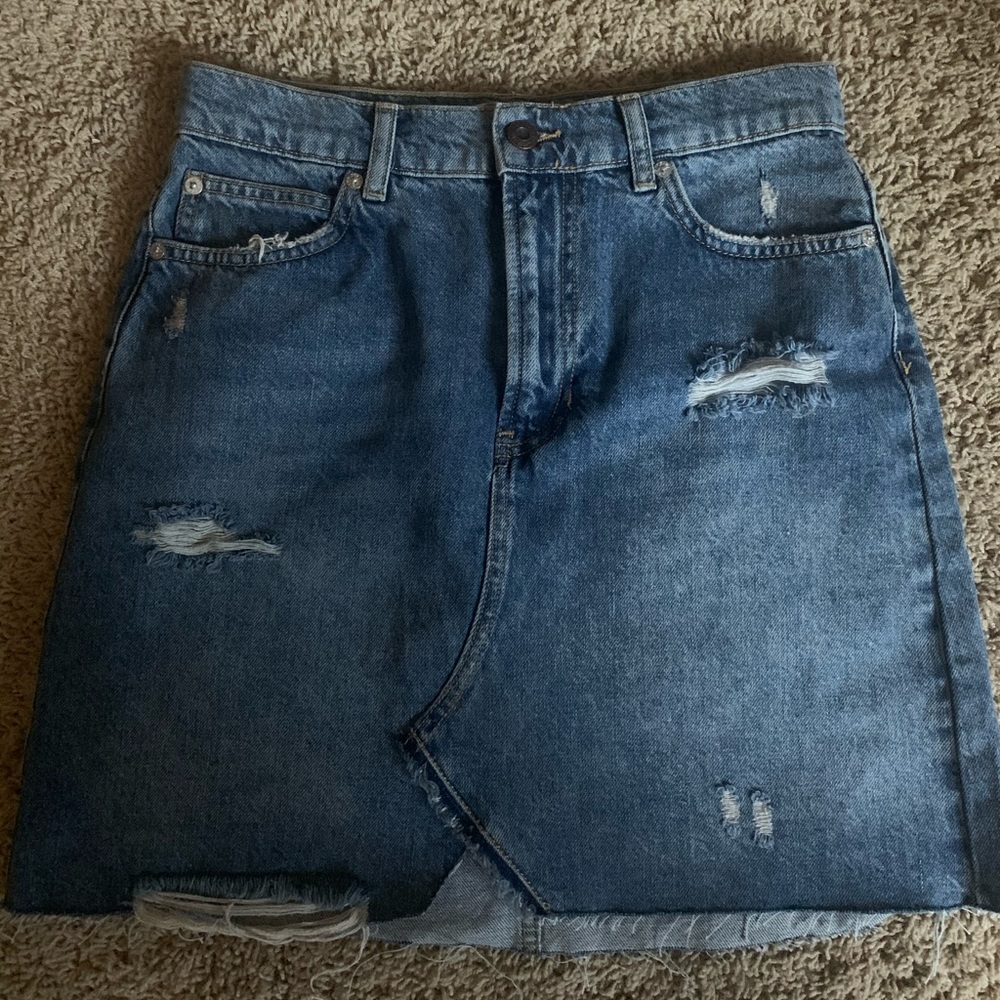 Free People denim skirt size 26